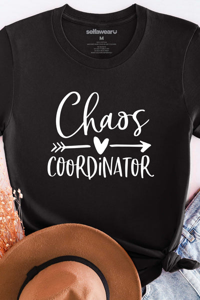 Chaos Coordinator T-Shirt Black Shirts Selfawear 