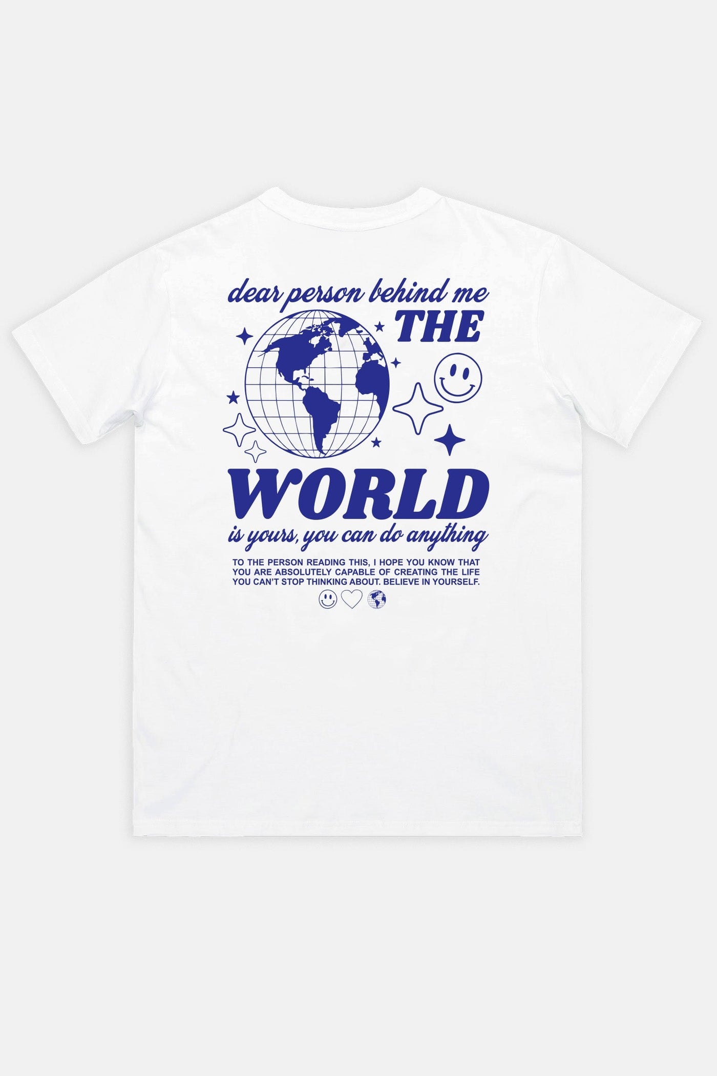 The World Is Yours T-Shirt White Shirts Selfawear 