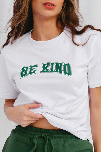 Be Kind College White Shirts Selfawear 