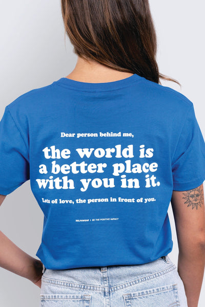 Better Place With You T-Shirt Royal Blue Shirts Selfawear 