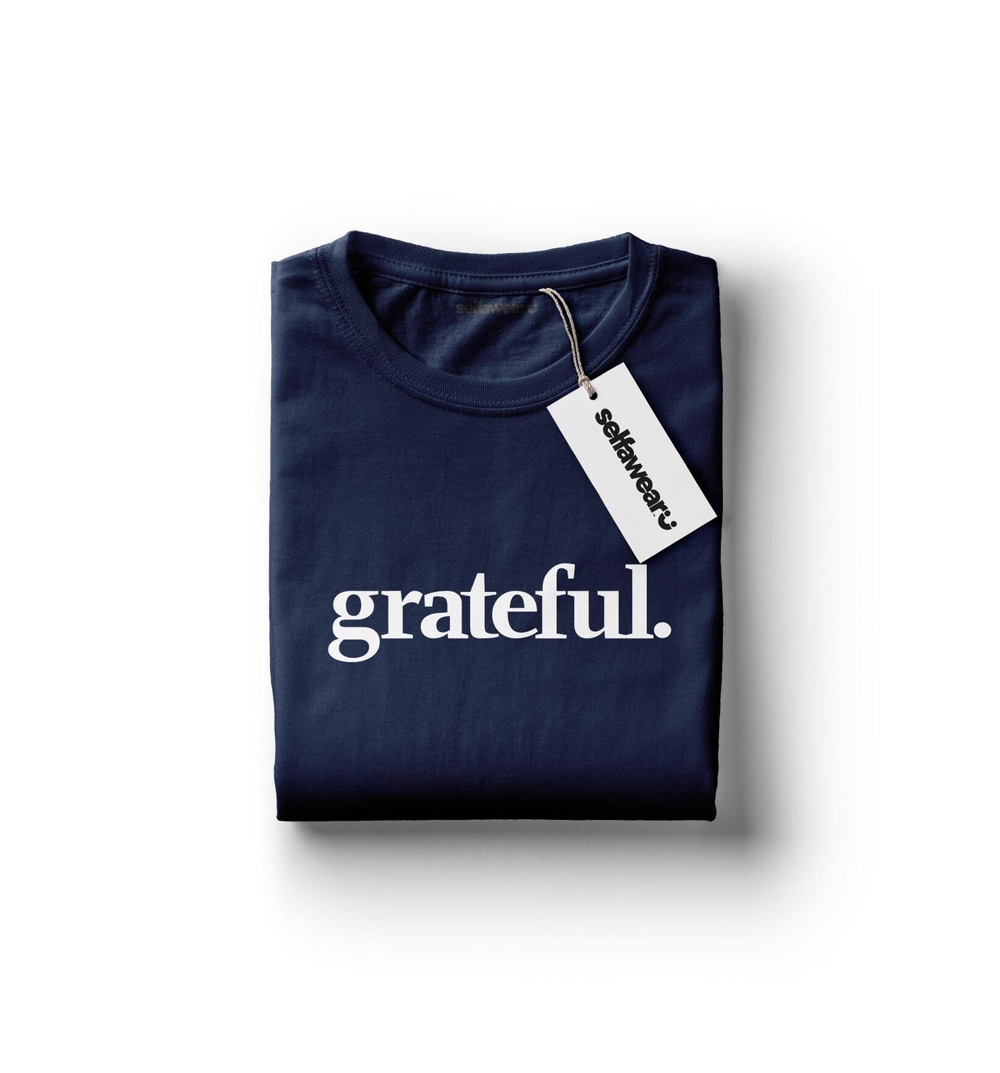 Grateful. T-Shirt Navy Shirts Selfawear Navy XS 