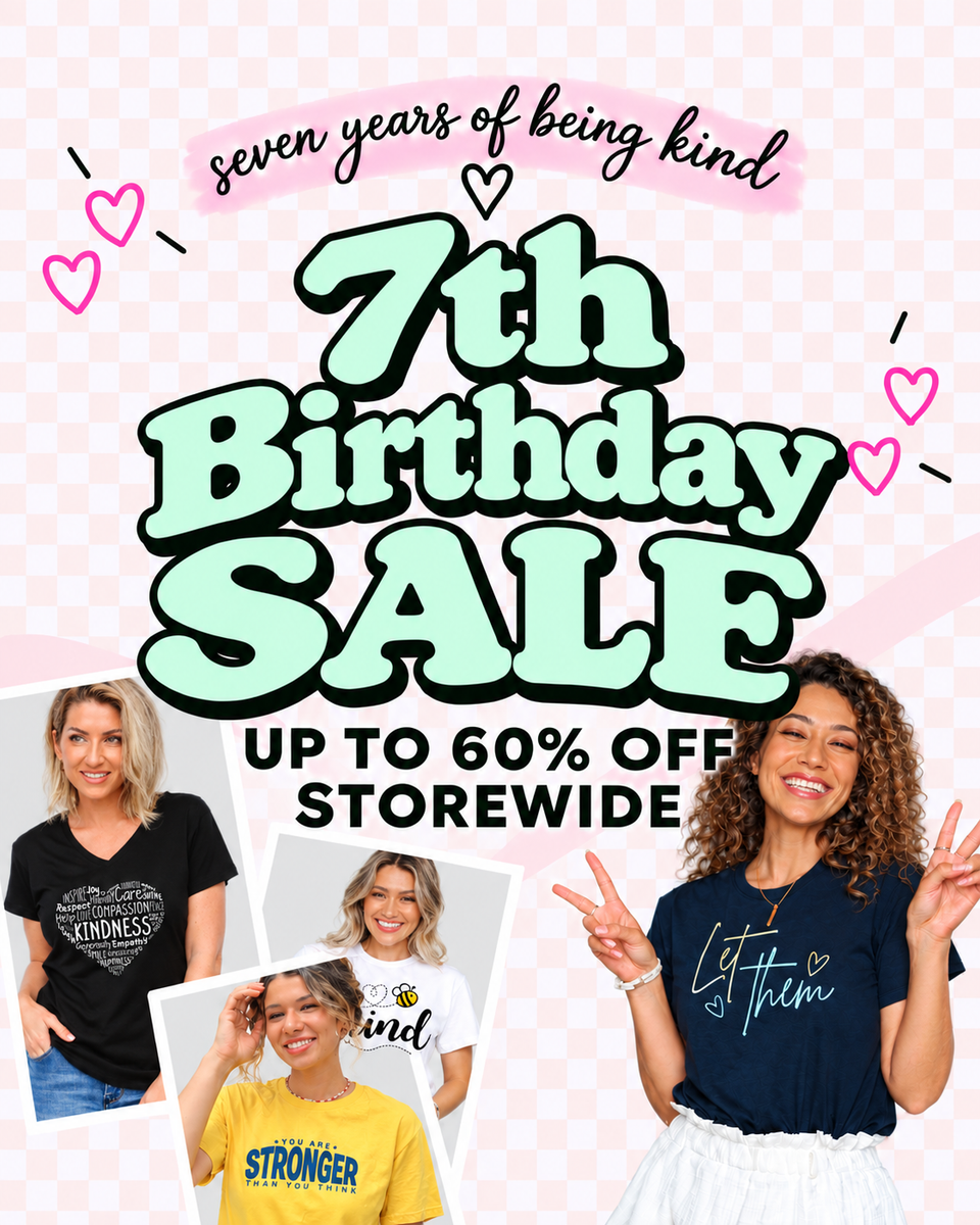 7th Birthday Sale - up to 60% off storewide