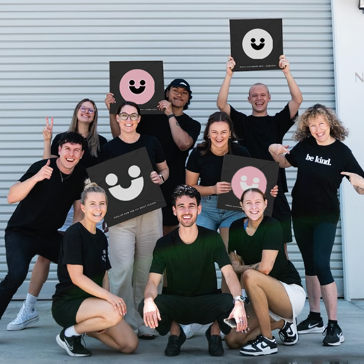 The Selfawear team outside the Burleigh Heads warehouse.
