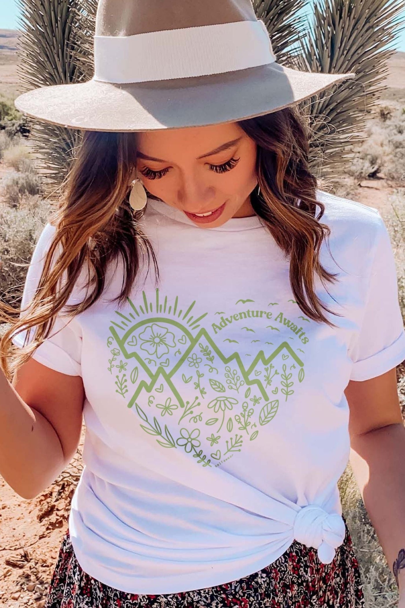 Adventure Awaits T-Shirt White Shirts Selfawear 