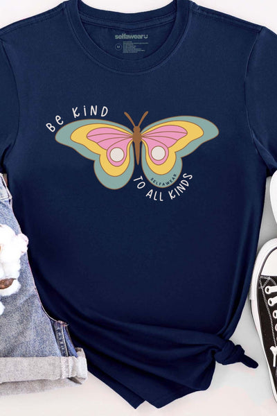 All Kinds Long Sleeve T-Shirt Navy Long Sleeve Shirts Selfawear 