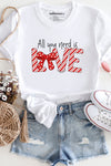 All you Need is Love T-Shirt White