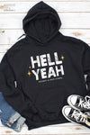 AWAKE ACADEMY COLLAB - Hell Yeah Hoodie Black