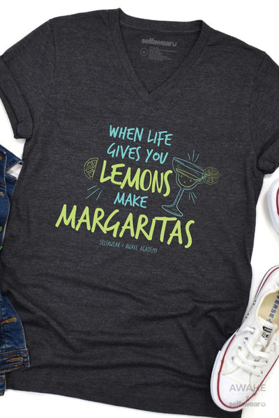 Awake Academy | Margarita's V-Neck T-Shirt Ashe V-Necks Selfawear 