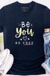 Be Free T-Shirt Navy
