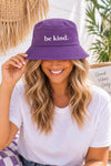 Be Kind Bucket Hat - Purple