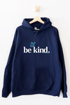 Be Kind Butterfly Hoodie Navy