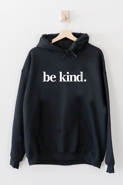 Be Kind. Classic Hoodie Black Hoodie Selfawear 