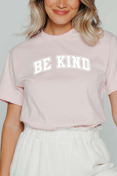 Be Kind College T-Shirt Pink Shirts Selfawear 