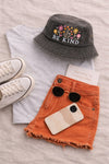 Be Kind Flower Bucket Hat