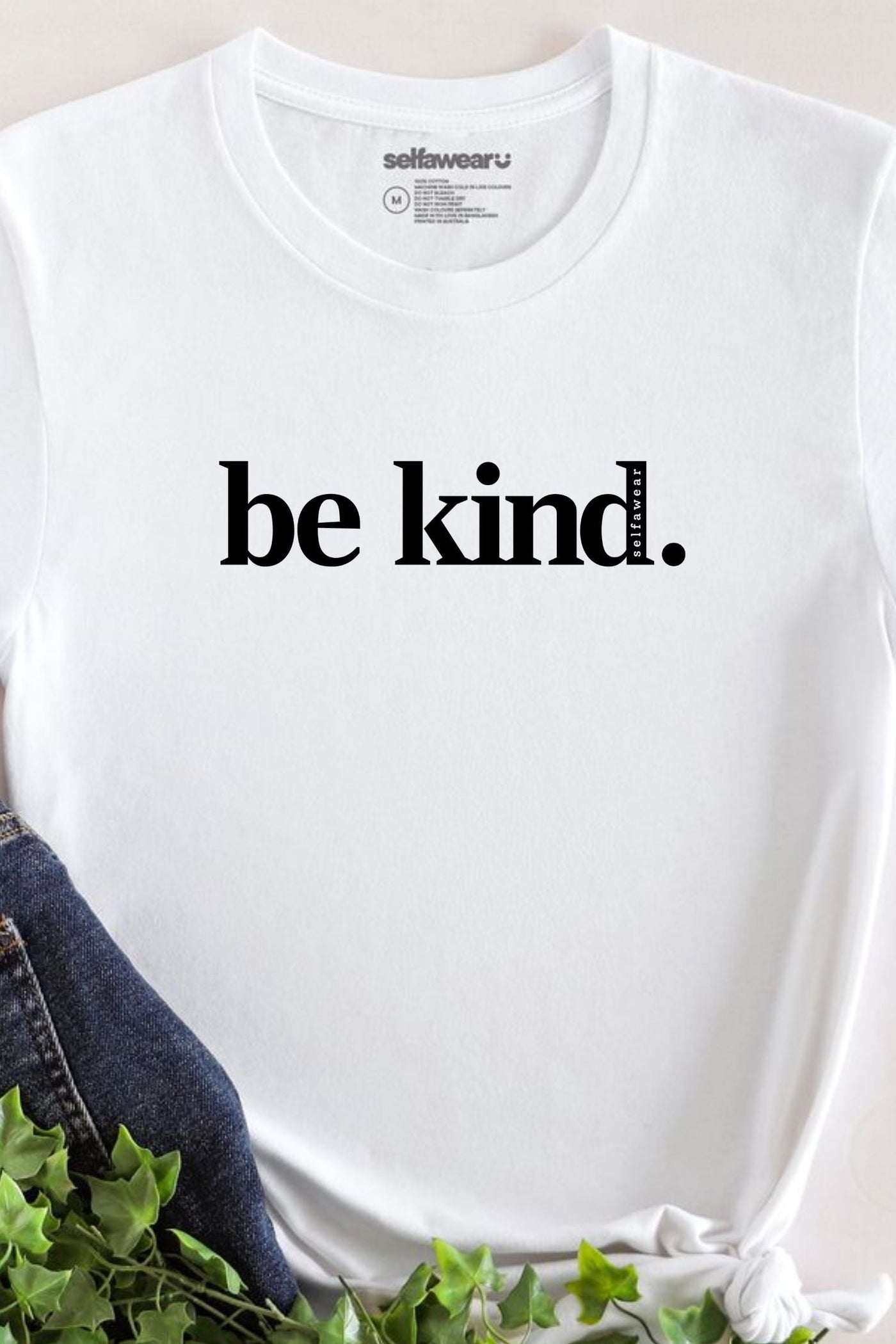 Be Kind. Long Sleeve T-Shirt White Long Sleeve Shirts Selfawear 