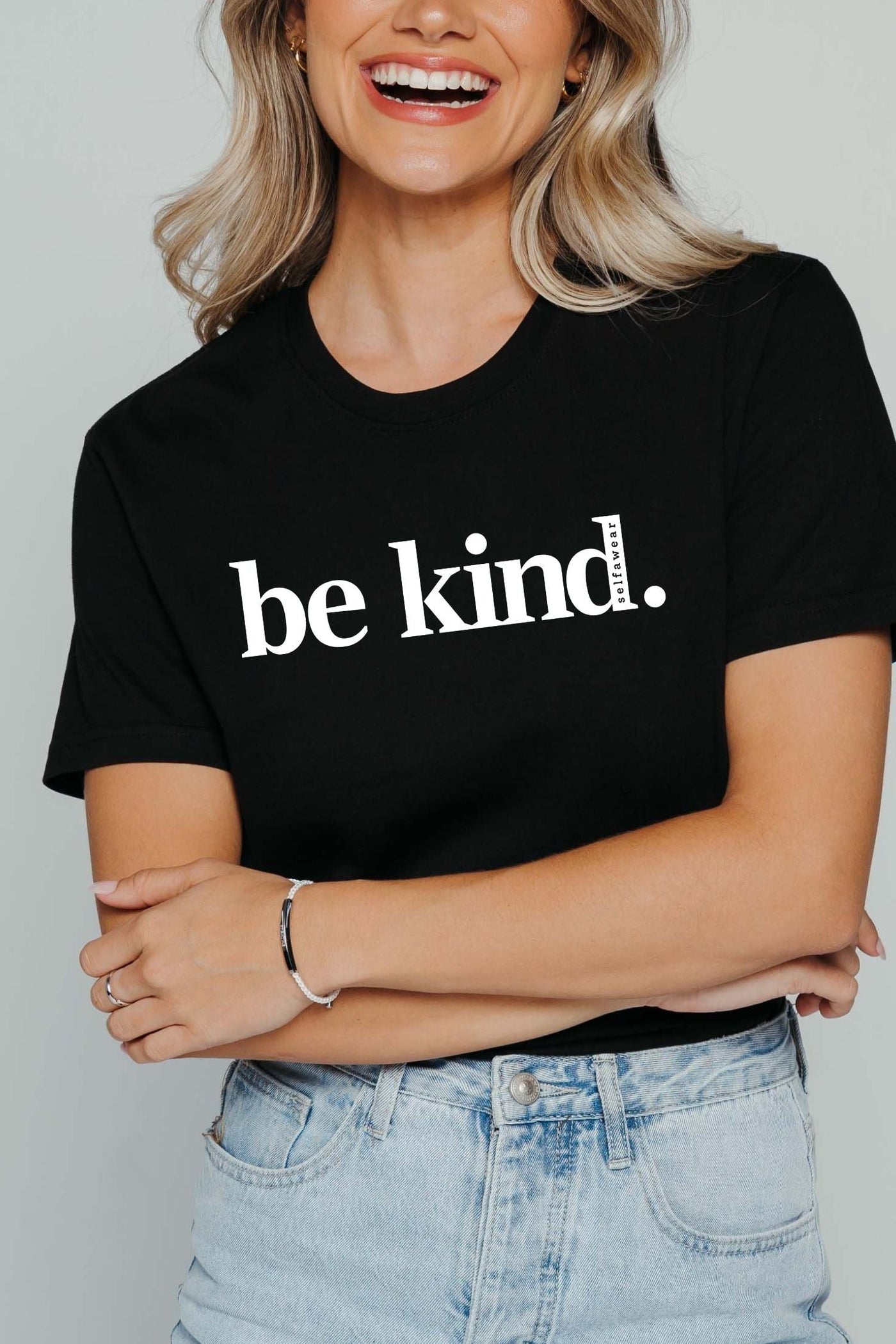 Be Kind. T-Shirt Black Shirts Selfawear 