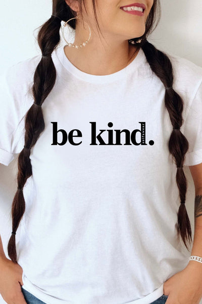 Be Kind. T-Shirt White Shirts Selfawear 