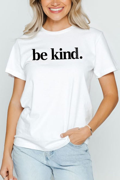 Be Kind. T-Shirt White Shirts Selfawear 