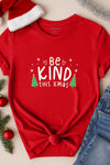 Be Kind this Xmas T-Shirt Red