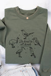 Be Kind to All Kinds Sweatshirt Olive