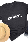 Be Kind V-Neck T-Shirt Ashe