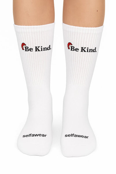 "Be Kind" Xmas Sports Sock Socks Selfawear 