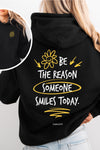 Be The Reason Yellow Hoodie Black