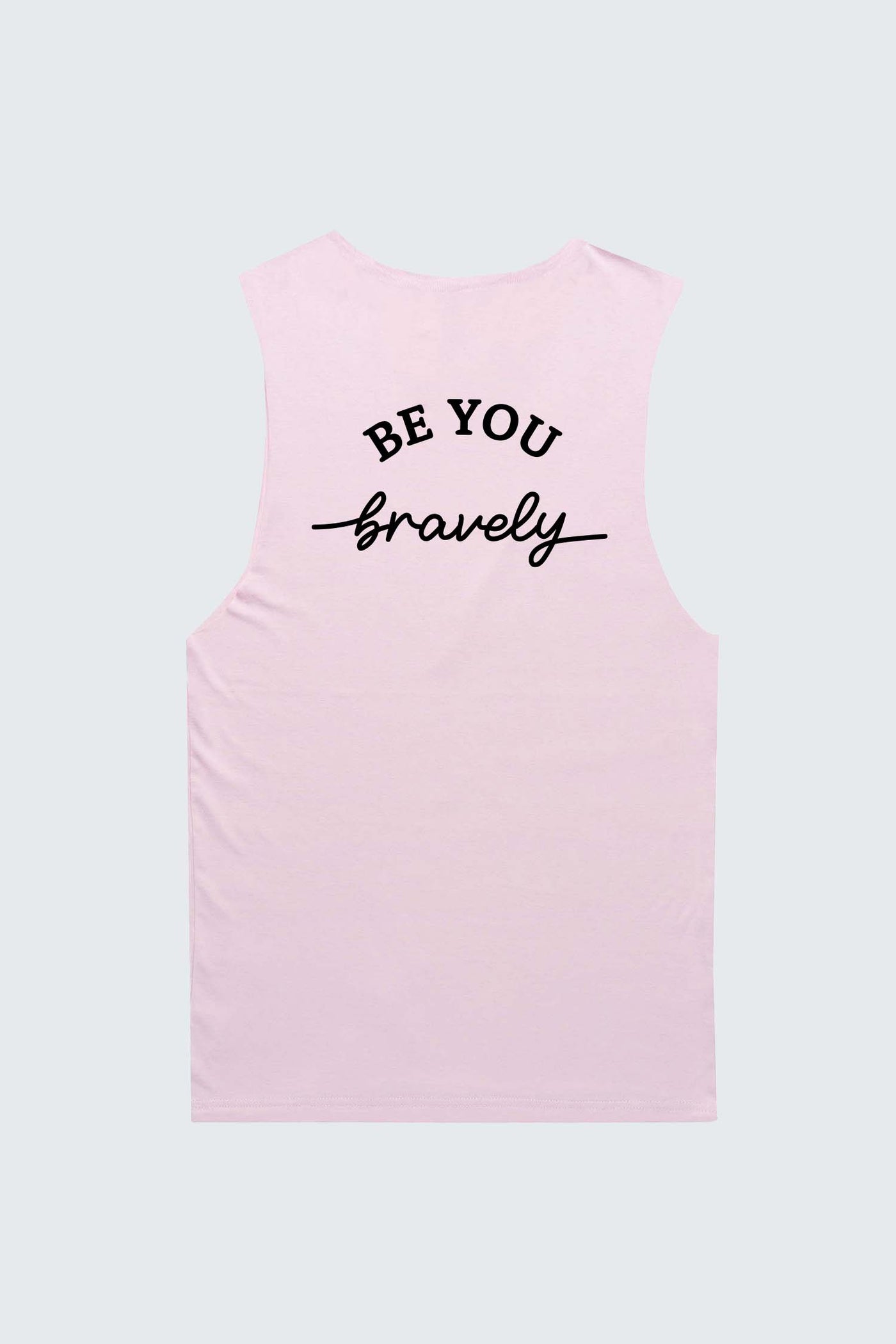 Be You Bravely Tank Top Blush Shirts Selfawear 