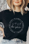 Be You Script T-Shirt Black