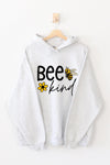 BEE Kind Flower Hoodie Grey