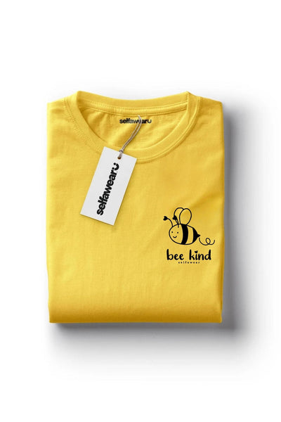 Bee Kind T-Shirt Yellow Shirts Selfawear 