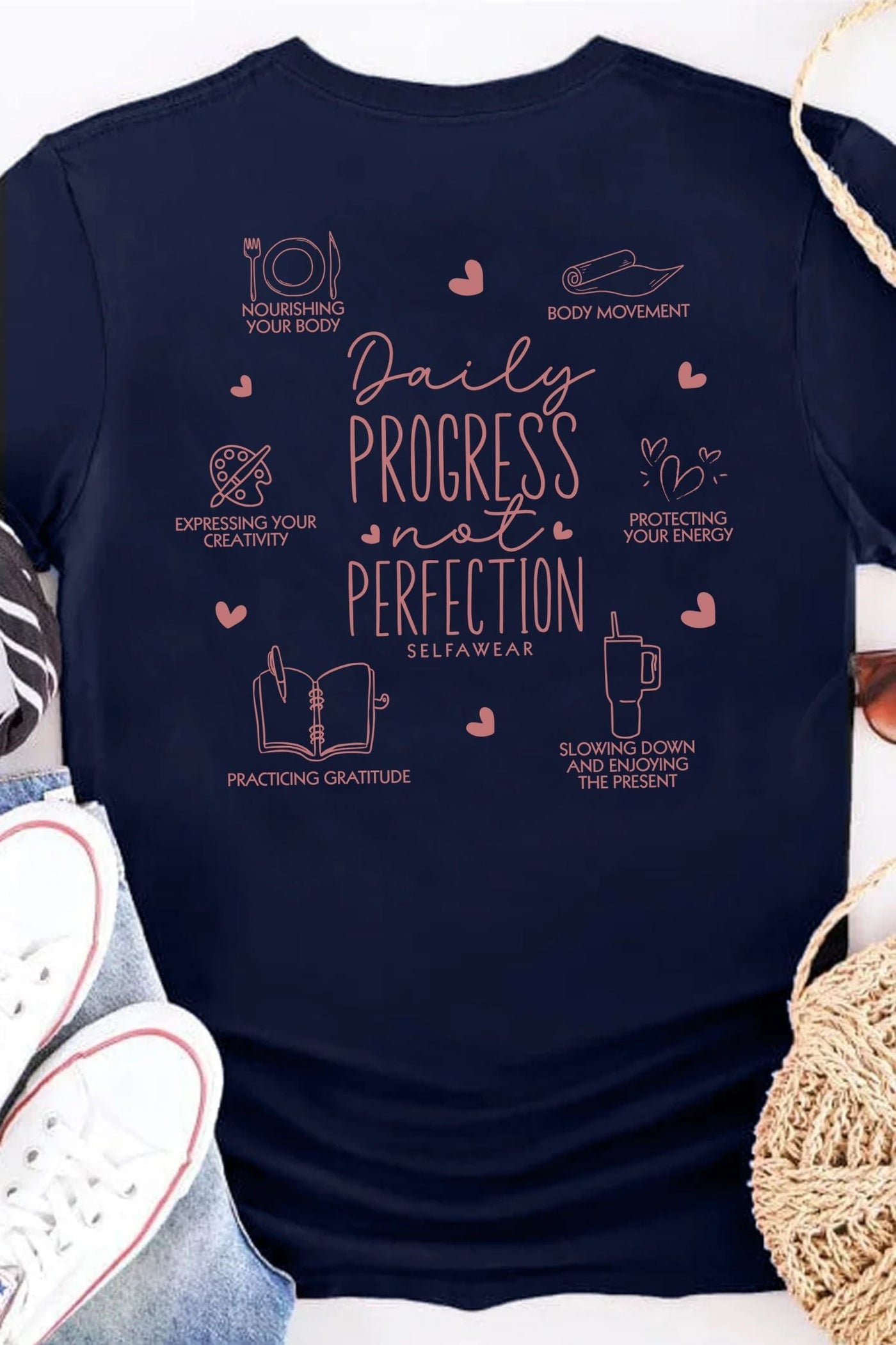 Better Everyday T-Shirt Navy Shirts Selfawear 