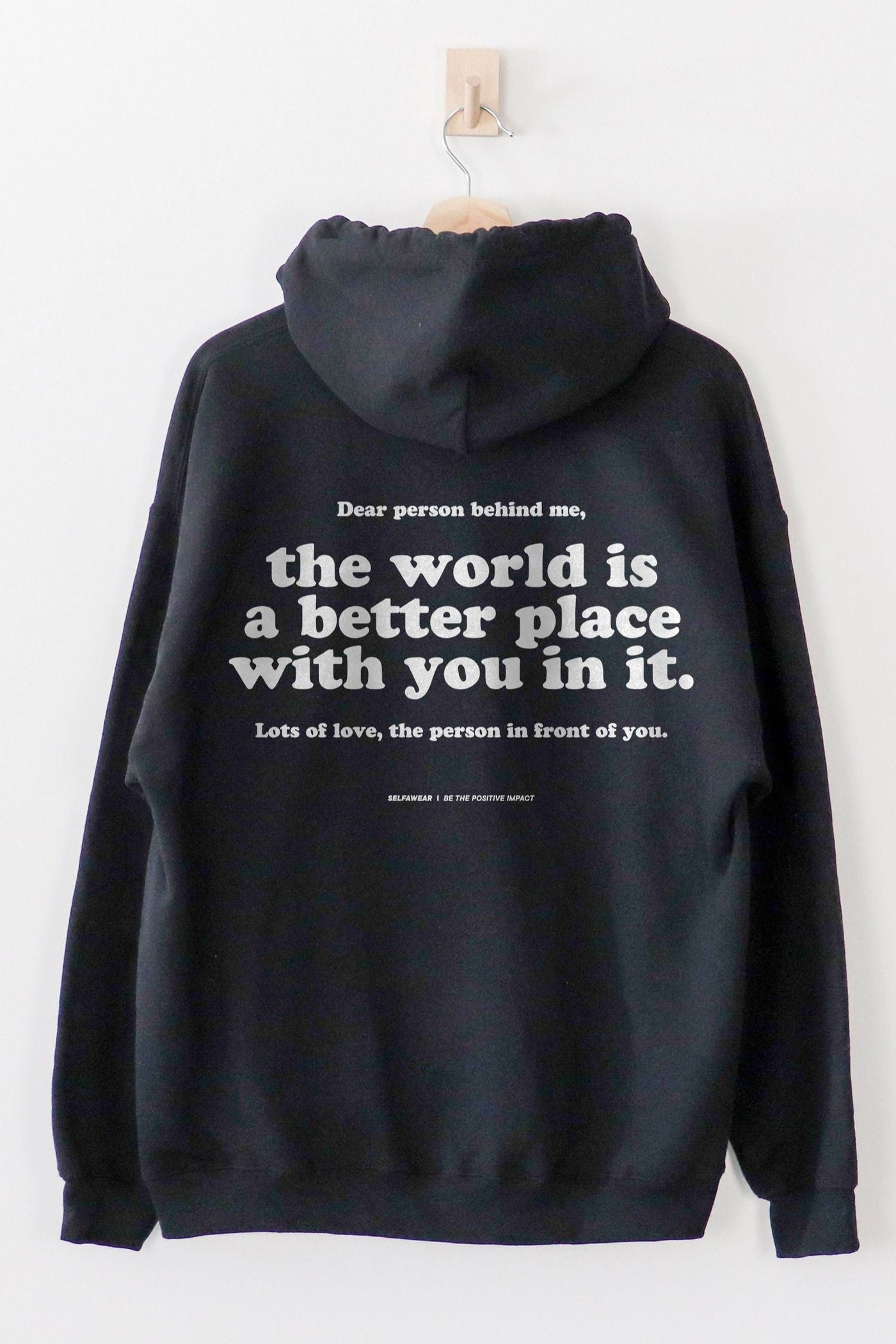 Better Place Hoodie Black Hoodie Selfawear 