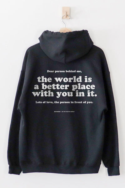 Better Place Hoodie Black Hoodie Selfawear 