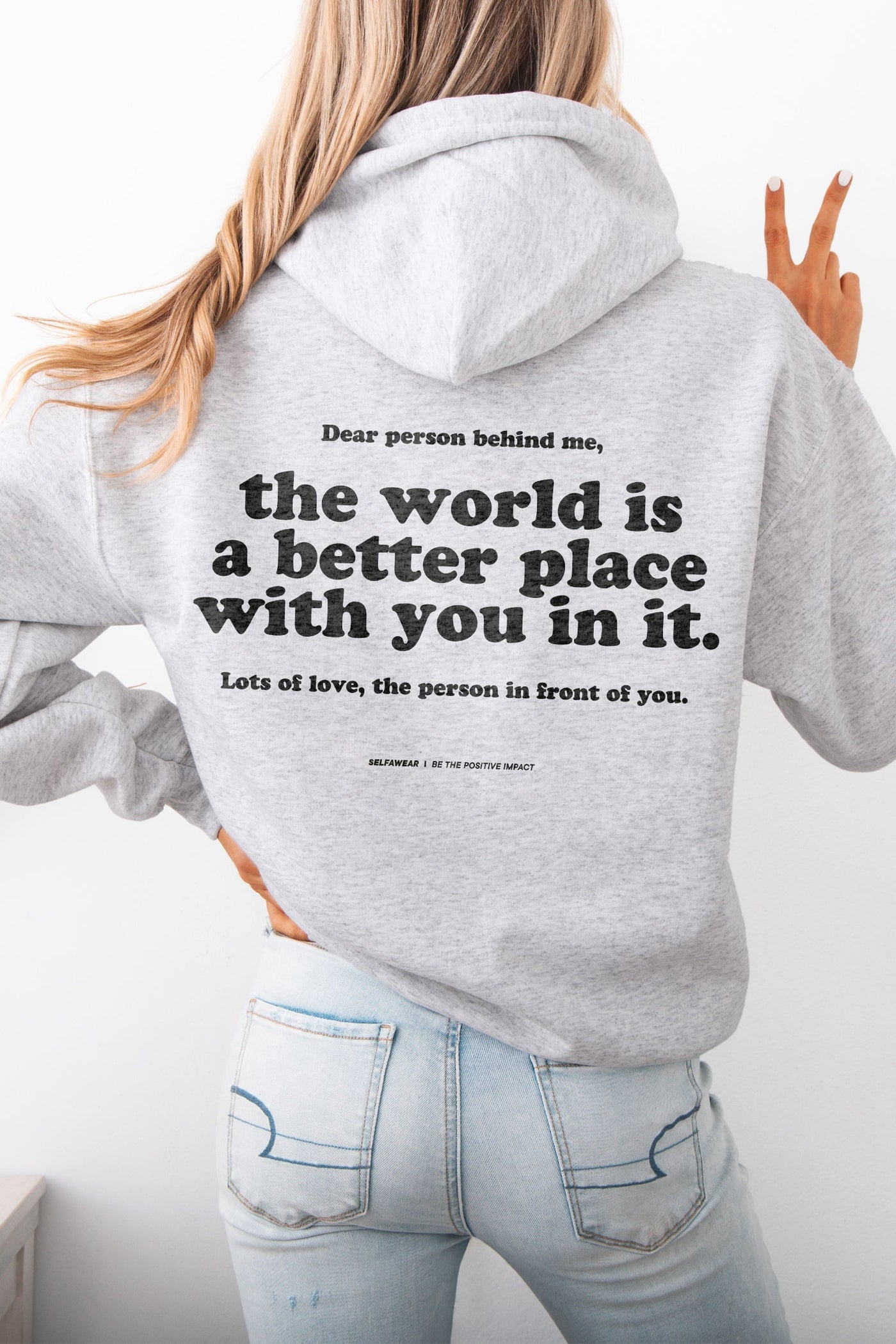 Better Place Hoodie Grey Shirts Selfawear 