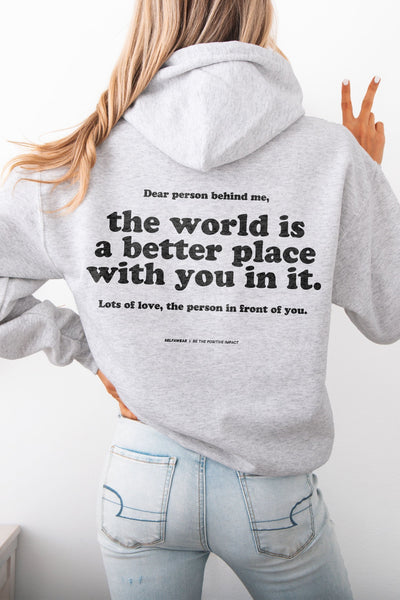 Better Place Hoodie Grey Shirts Selfawear 