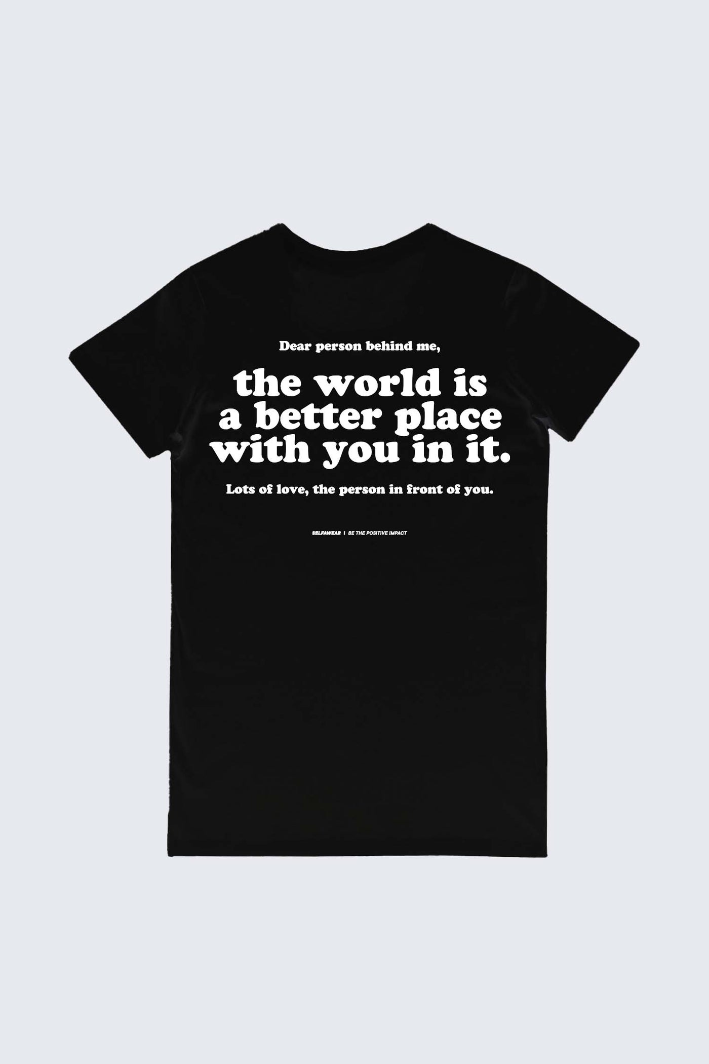 Better Place Tapered T-Shirt Black Shirts Selfawear 