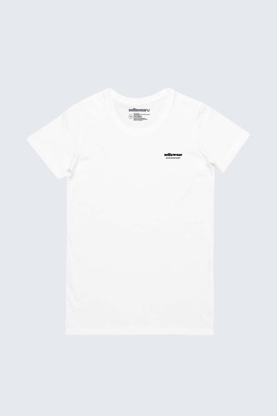 Better Place Tapered T-Shirt White Shirts Selfawear 