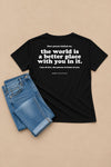 Better Place V-Neck T-Shirt Black