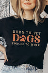 Born To Pat Dogs T-Shirt Black