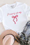 Xmas Bow T-Shirt White