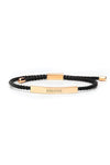 Breathe 18K Rose Gold Bracelet - Obsidian