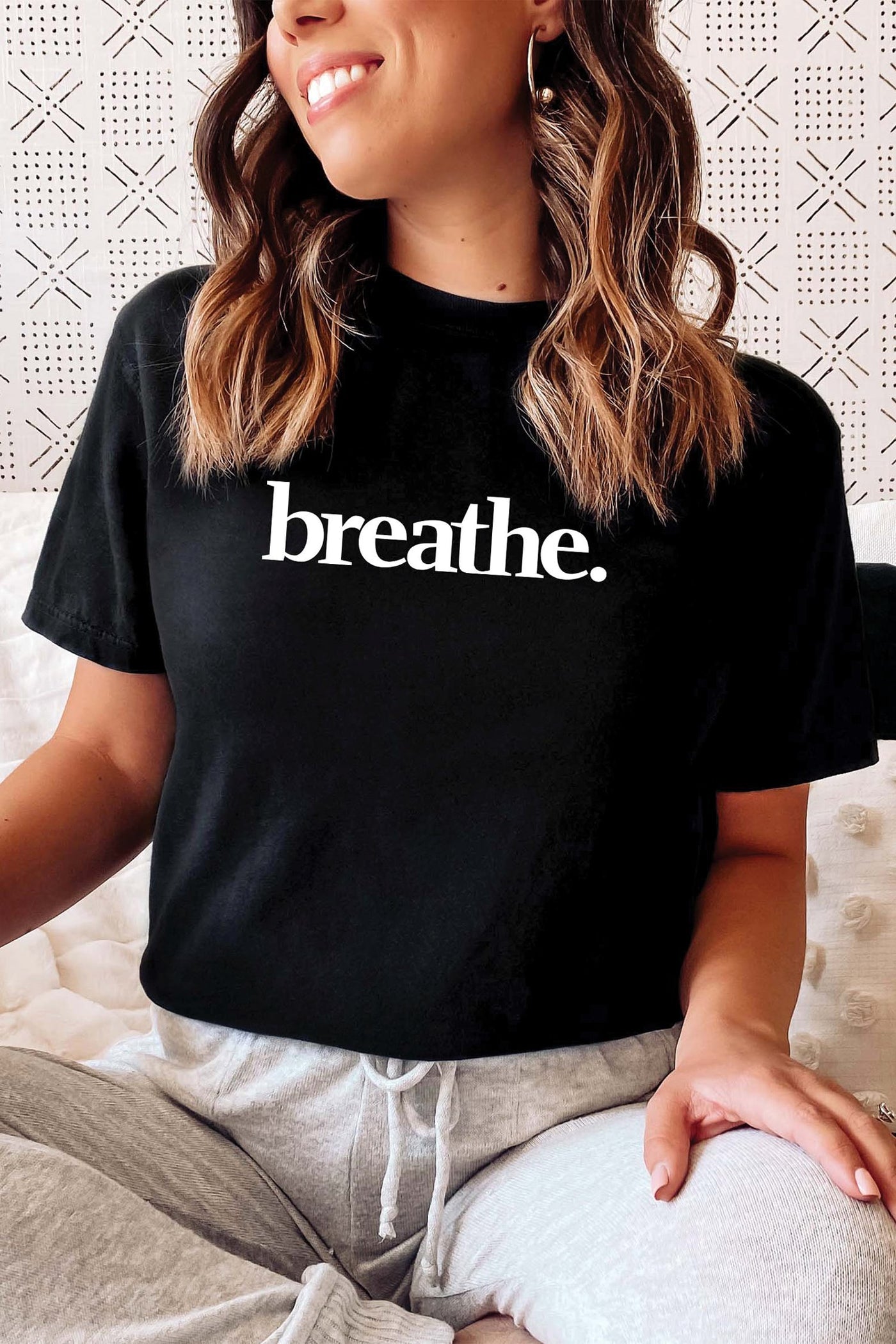 Breathe. T-Shirt Black Shirts Selfawear 