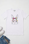 Bunny with Glasses T-Shirt White