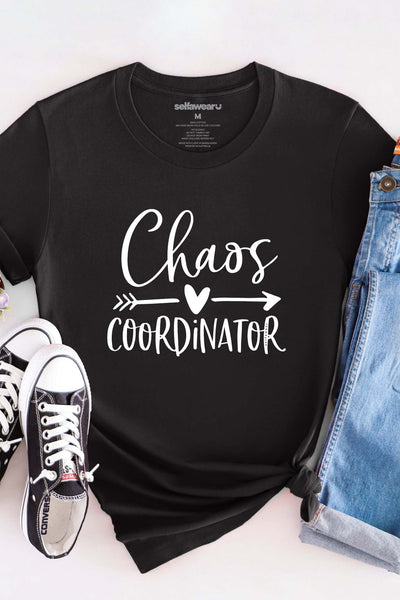 Chaos Coordinator T-Shirt Black Shirts Selfawear 