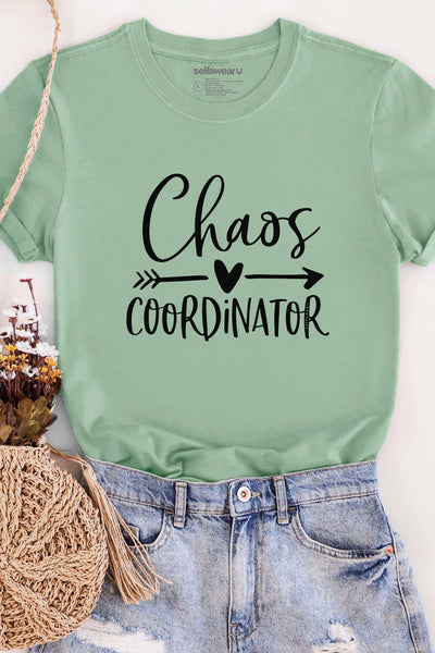 Chaos Coordinator T-Shirt Matcha Shirts Selfawear 