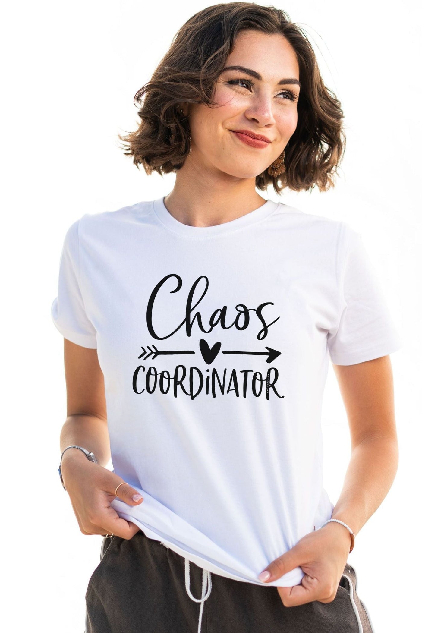 Chaos Coordinator T-Shirt White Shirts Selfawear 