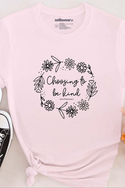 Choosing T-Shirt T-Shirt Pale Pink Shirts Selfawear 