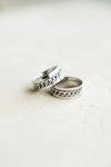 Cuban Chain Spinning Anxiety Ring - Silver