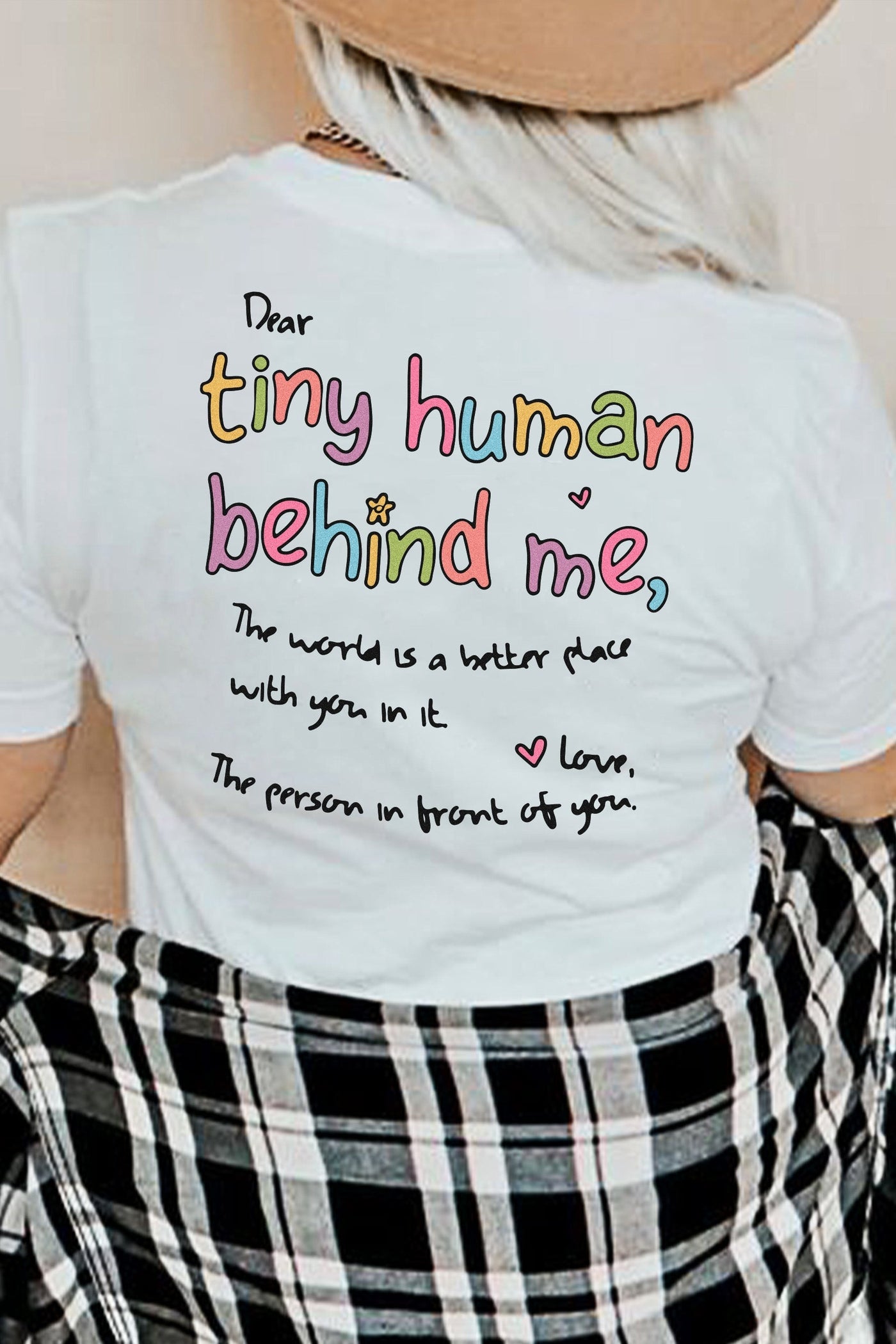 Dear Tiny Human T-Shirt White Shirts Selfawear 
